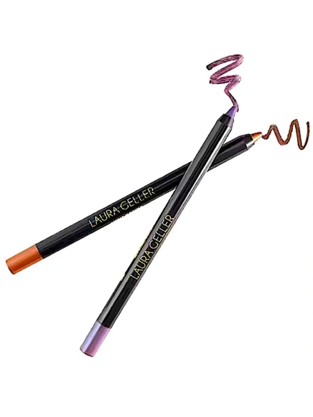 Laura Geller StyleEYES Liner Duo in Royal Plum & Warm Cocoa NEW! FULL SIZE!